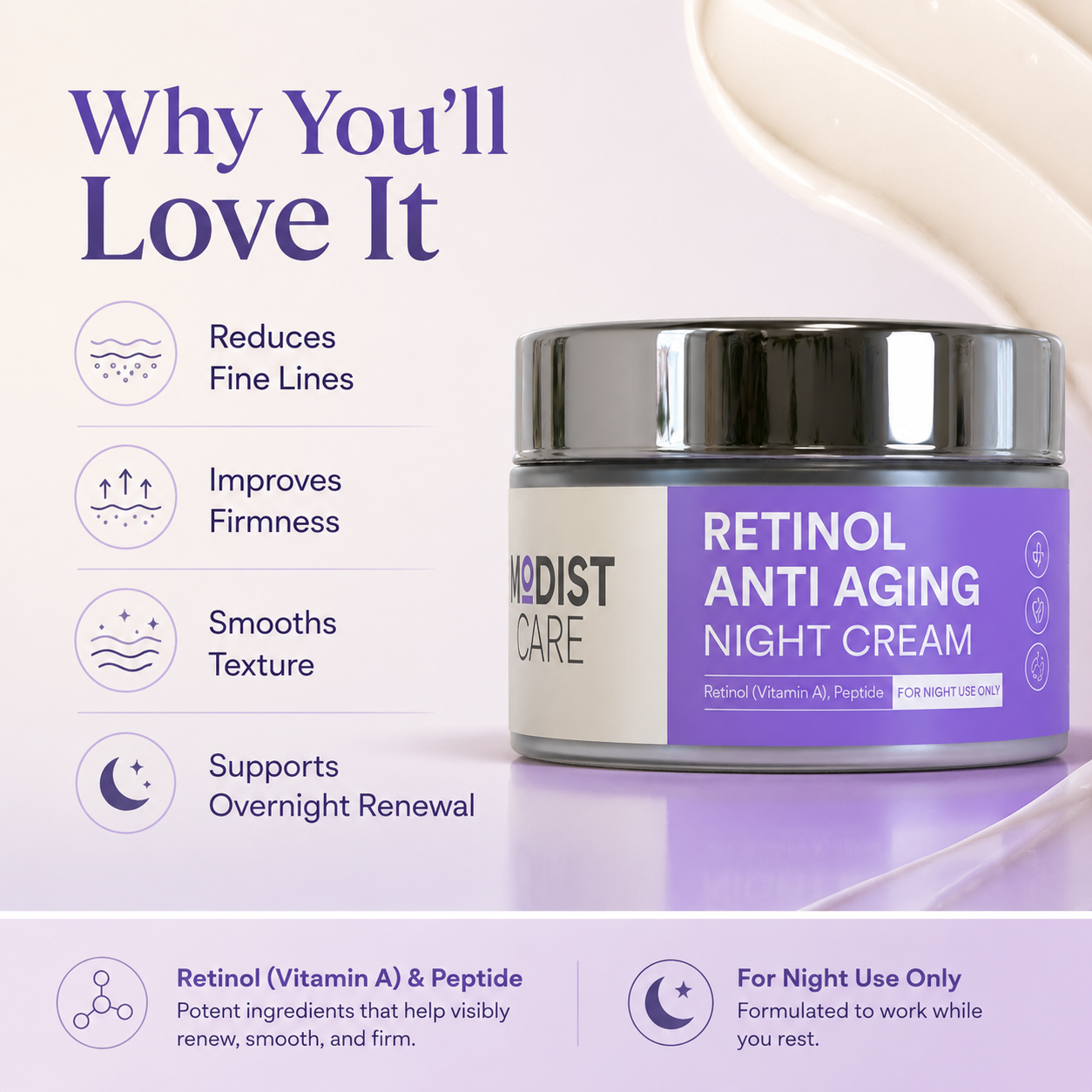 Retinol Anti Aging Night Cream