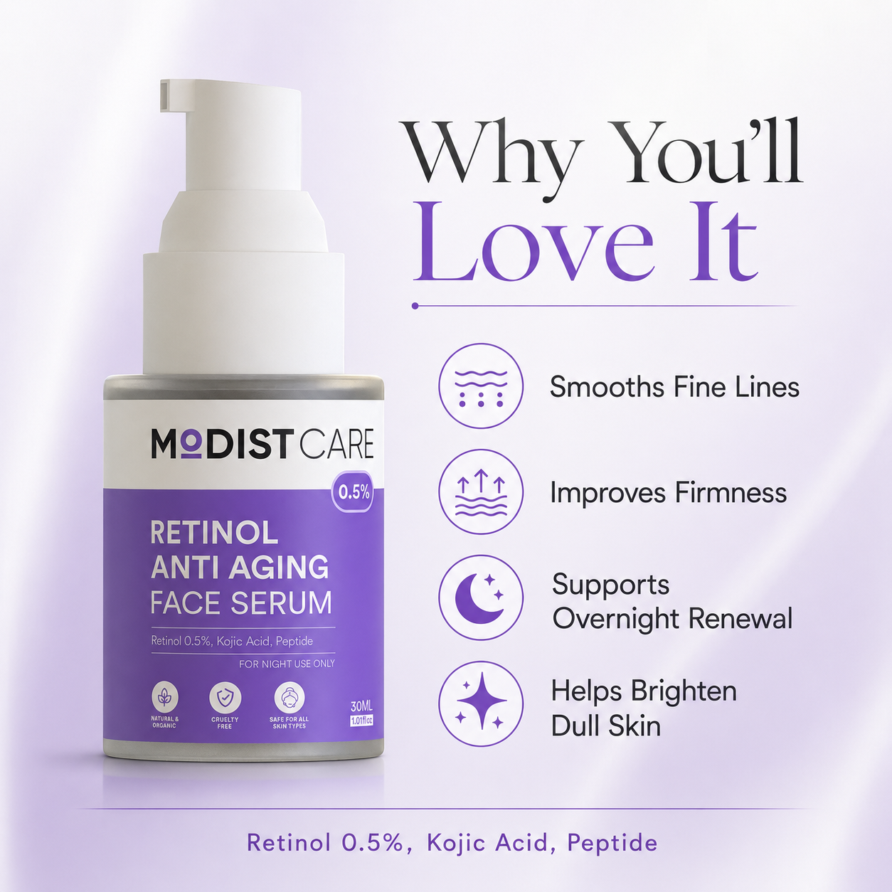 0.5% Retinol Anti Aging Serum