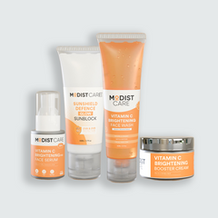 Complete Skin Brightening Bundle | Face Wash 100ml + Serum 30ml + Cream 50ml + Sunblock SPF 40 50ml