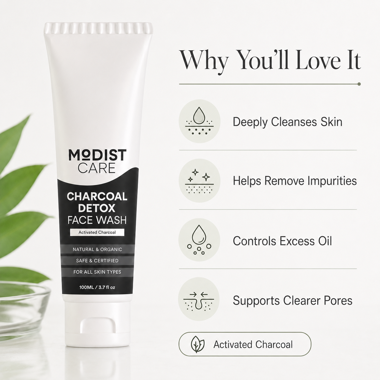 Charcoal Detox Face Wash