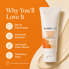 Sunshield Defence Tinted SPF40