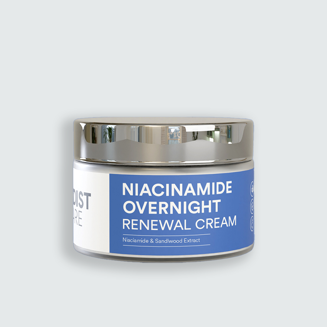 Niacinamide Overnight Renewal Cream - 50g with Niacinamide & Sandlwood Extract