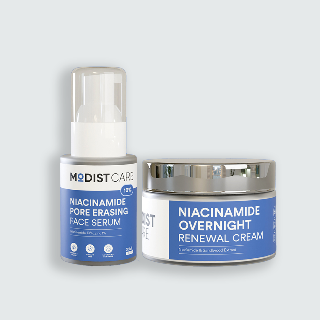 Night Care Bundle | Niacinamide Serum 30ml + Night Renewal Cream 50ml