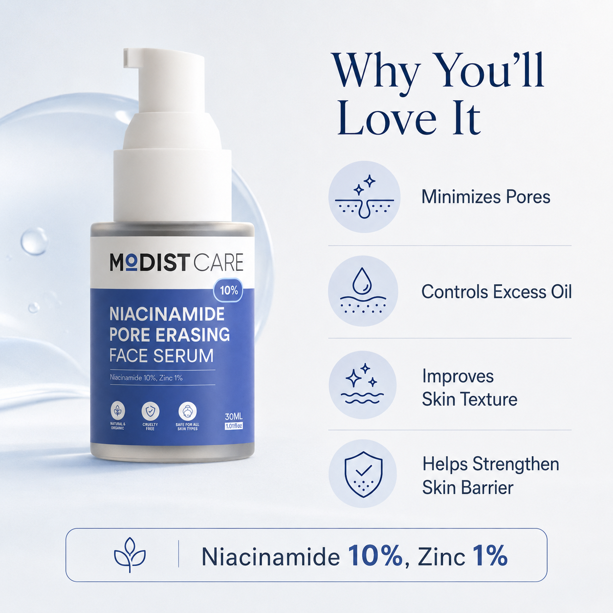 10% Niacinamide Pore Erasing Face Serum